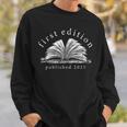 Women's First Edition Published 2025 The Littlest Book Club Member Sweatshirt Gifts for Him