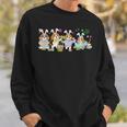 Women's Group Bunny Beagles Easter Reading Book Hunting Eggs Owner Sweatshirt Gifts for Him Women's Group Bunny Beagles Easter Reading Book Hunting Eggs Owner Sweatshirt Gifts for Him