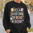 Women's It’s A Good Day To Read A Book Cute Teacher Reading Sweatshirt Gifts for Him Women's It’s A Good Day To Read A Book Cute Teacher Reading Sweatshirt Gifts for Him