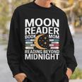 Women's Moon Reader Book Mom Reading Beyond Midnight Sweatshirt Gifts for Him Women's Moon Reader Book Mom Reading Beyond Midnight Sweatshirt Gifts for Him