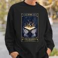 Women's Mystic Tarot Card The Reader Book Lover Sweatshirt Gifts for Him