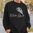 Write On Novelist Book Writer Quill Writing Sweatshirt Gifts for Him Write On Novelist Book Writer Quill Writing Sweatshirt Gifts for Him