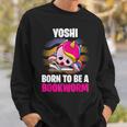 Yoshi Born To Be A Bookworm Personalized Sweatshirt Gifts for Him