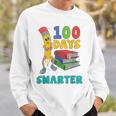 100 Days Smarter Teacher Student Books 100th Day Of School For Men Women Kids Sweatshirt Gifts for Him
