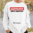 10th Birthday Guest List Guest Book Ten Years Sweatshirt Gifts for Him