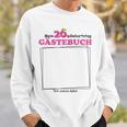 20th Birthday Guest List Party Guest Book Girls Women Sweatshirt Gifts for Him 20th Birthday Guest List Party Guest Book Girls Women Sweatshirt Gifts for Him