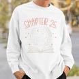 25th Birthday Women Book Lovers Chapter 25 Its My Birthday Comfort Colors Crop Top Sweatshirt Gifts for Him