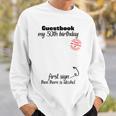 30th Birthday Man Woman Guest Book Party Round Birthday Sweatshirt Gifts for Him
