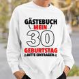 30th Birthday Party Guest List Guest Book 30th Birthday Sweatshirt Gifts for Him 30th Birthday Party Guest List Guest Book 30th Birthday Sweatshirt Gifts for Him