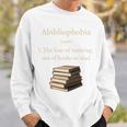 Abibliophobia Definition Book Lover Premium Tri-Blend Sweatshirt Gifts for Him