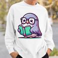 Adorable Book Lover Pigeon With Reading Glasses Cute Sweatshirt Gifts for Him Adorable Book Lover Pigeon With Reading Glasses Cute Sweatshirt Gifts for Him