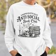 Anti-Social Book Club Bookish Introvert Readers Sweatshirt Gifts for Him