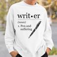 Author Book Writer Journalist Novelist Sweatshirt Gifts for Him