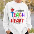 THE BEST TEACHERS TEACH FROM THE HEART NOT BOOK T-SHIRT Men Women Sweatshirt Gifts for Him THE BEST TEACHERS TEACH FROM THE HEART NOT BOOK T-SHIRT Men Women Sweatshirt Gifts for Him