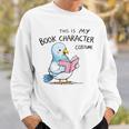 This Is My Book Character Costume I Pigeon Reading Tee Sweatshirt Gifts for Him