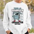 This Is My Book Character Costume Reading Book Lover Sweatshirt Gifts for Him