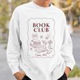 Book Club Open Vintage Aesthetic Books Sweatshirt Gifts for Him