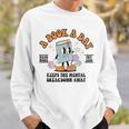 A Book A Day Keeps The Mental Breakdown Away Book Lovers Sweatshirt Gifts for Him