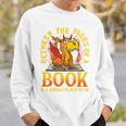 Book Dragon Reader Reading Books Library Literacy Sweatshirt Gifts for Him