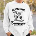 Book Girl Summer Reading Duck Retro Beach Vacation Bookworm Sweatshirt Gifts for Him