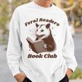 Book Lover Opossum Bookish Reader Feral Readers Book Club Sweatshirt Gifts for Him Book Lover Opossum Bookish Reader Feral Readers Book Club Sweatshirt Gifts for Him
