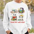 Book Lover Opossum Reading Squad Bookish Feral But Well-Read Sweatshirt Gifts for Him Book Lover Opossum Reading Squad Bookish Feral But Well-Read Sweatshirt Gifts for Him