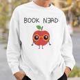 Book Nerd Teacher Apple Backwards E For Men Women Kids Sweatshirt Gifts for Him