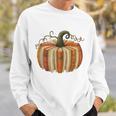 Book Pumpkin Autumn Halloween Literary Readers Sweatshirt Gifts for Him
