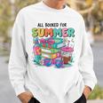 Booked For The Summer Women’s Book Lover Sweatshirt Gifts for Him