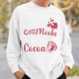 Books Cozy Nooks And Hot Cocoa Cute Fall Booklover Sweatshirt Gifts for Him
