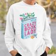 Bookworm Avid Reader Book Reading Nerd Crazy Book Lady Raglan Baseball Tee Sweatshirt Gifts for Him