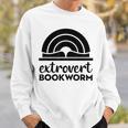 Bookworm Extrovert Fun Book Lovers Reading Sweatshirt Gifts for Him Bookworm Extrovert Fun Book Lovers Reading Sweatshirt Gifts for Him