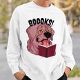 BOOOKS Zombie Dog Reading a Book Halloween Teacher Men Women Kids Sweatshirt Gifts for Him BOOOKS Zombie Dog Reading a Book Halloween Teacher Men Women Kids Sweatshirt Gifts for Him