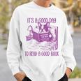 Boston Terrier Reading Book Good Day To Read a Book Sweatshirt Gifts for Him Boston Terrier Reading Book Good Day To Read a Book Sweatshirt Gifts for Him