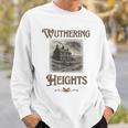 Bronte Novel Wuthering Heights Moorland Gothic Book Cover Sweatshirt Gifts for Him Bronte Novel Wuthering Heights Moorland Gothic Book Cover Sweatshirt Gifts for Him
