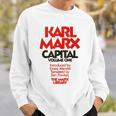 Capital Karl Marx Vintage Book Cover Sweatshirt Gifts for Him