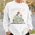 Chapter 10th Birthday Bookworm 10 Years Old For Book Lovers Sweatshirt Gifts for Him