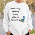 Cheshire Cat Alice In Wonderland Costume Book Quote Sweatshirt Gifts for Him