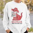 Clifford The Big Red Dog Let's Read Together Vintage Book Sweatshirt Gifts for Him