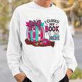 I Closed My Book To Be Here Fall Pumpkin Sweatshirt Gifts for Him
