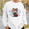 I Closed My Book Book Reader Cute Fox Book Lover Comfort Colors Crop Top Sweatshirt Gifts for Him