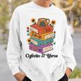 Coffee & Book Lover Reader Mexican Spanish Cafecito & Libros Sweatshirt Gifts for Him Coffee & Book Lover Reader Mexican Spanish Cafecito & Libros Sweatshirt Gifts for Him
