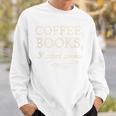 Coffee Books & Oxford Commas Funny Grammar Snob T-Shirt Sweatshirt Gifts for Him