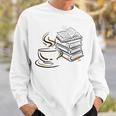 Coffee And Books Lover Bookworm Reading Library Fan Sweatshirt Gifts for Him