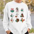 Cute Farm Animals Reading Books Teacher Library Reader Sweatshirt Gifts for Him Cute Farm Animals Reading Books Teacher Library Reader Sweatshirt Gifts for Him
