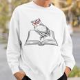 Cute Forest Animal Owl Reading Books Literature Sweatshirt Gifts for Him Cute Forest Animal Owl Reading Books Literature Sweatshirt Gifts for Him