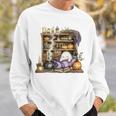 Cute Halloween Bookshelf Premium Tri-Blend Sweatshirt Gifts for Him