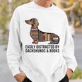 Dachshund Dog Dachshund Decor Books Nerds Dachshund Sweatshirt Gifts for Him Dachshund Dog Dachshund Decor Books Nerds Dachshund Sweatshirt Gifts for Him