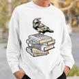 Dark Academia Aesthetic Raven Crow On Old Vintage Books Sweatshirt Gifts for Him Dark Academia Aesthetic Raven Crow On Old Vintage Books Sweatshirt Gifts for Him