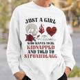 Dark Romance Merch Women STFUATTDLAGG Spicy Book Lover Sweatshirt Gifts for Him